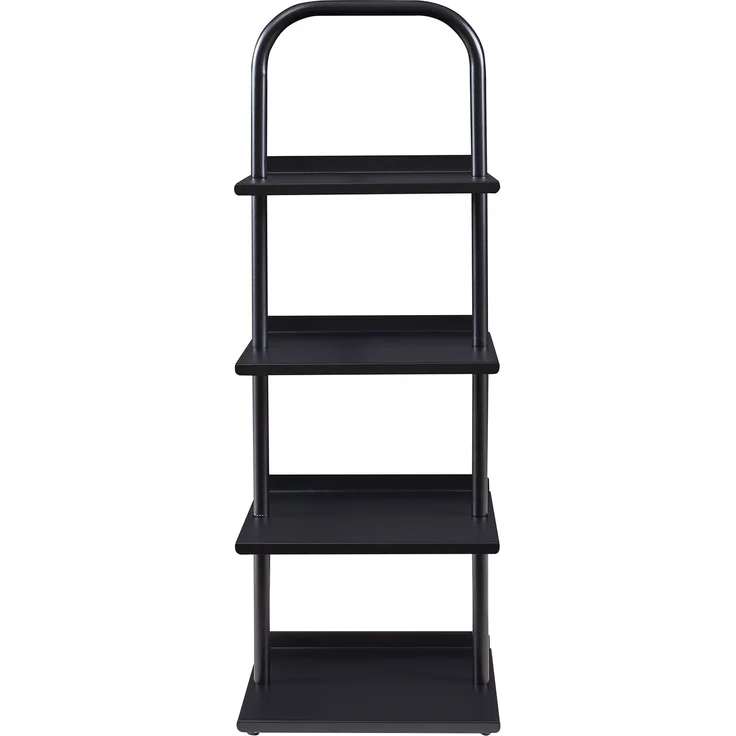 Schuhregal Poytya Stahl 96x34x32 cm Schwarz [en. casa] – Bild 5