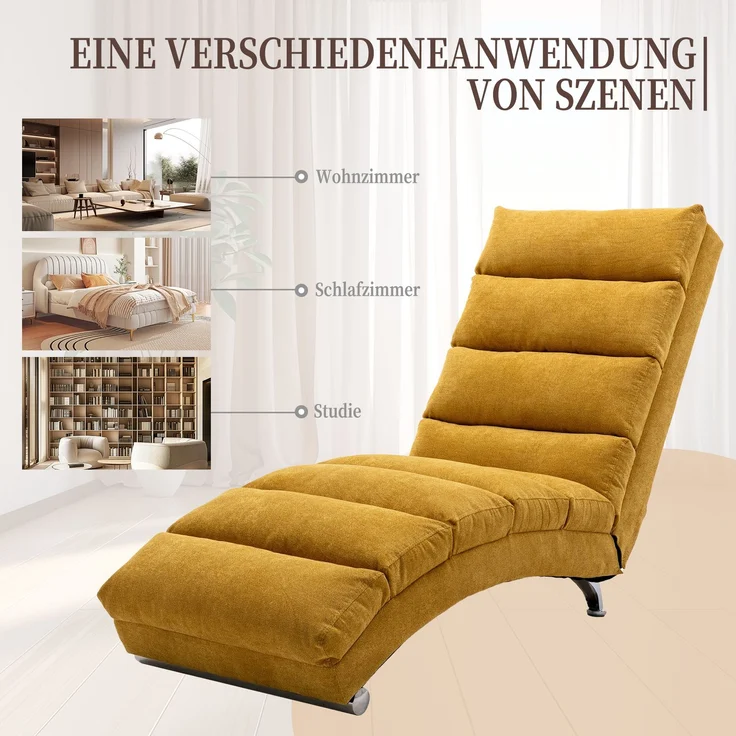 LVHOM Relaxsessel Sackleinen Massage-Liege INDOOR PREMIUM, Ergonomische Fernbedienungs-Steuerung, 5 sanfte Massageprogramme, Elektrischer Massagesessel – Bild 6
