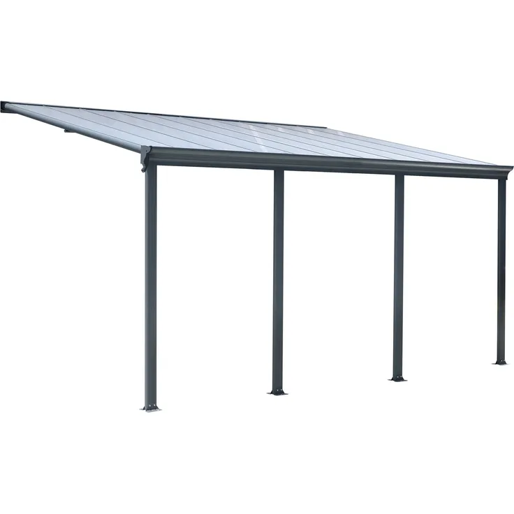 osoltus Terrassendach XXL 618 cm Veranda Anbau Terrassenüberdachung Anthrazit