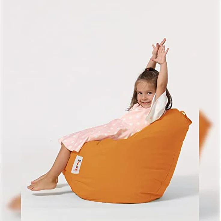 WELL HOME MOBILIARIO & DECORACIÓN Outdoor Sitzsack für Kinder, Orange – Bild 8