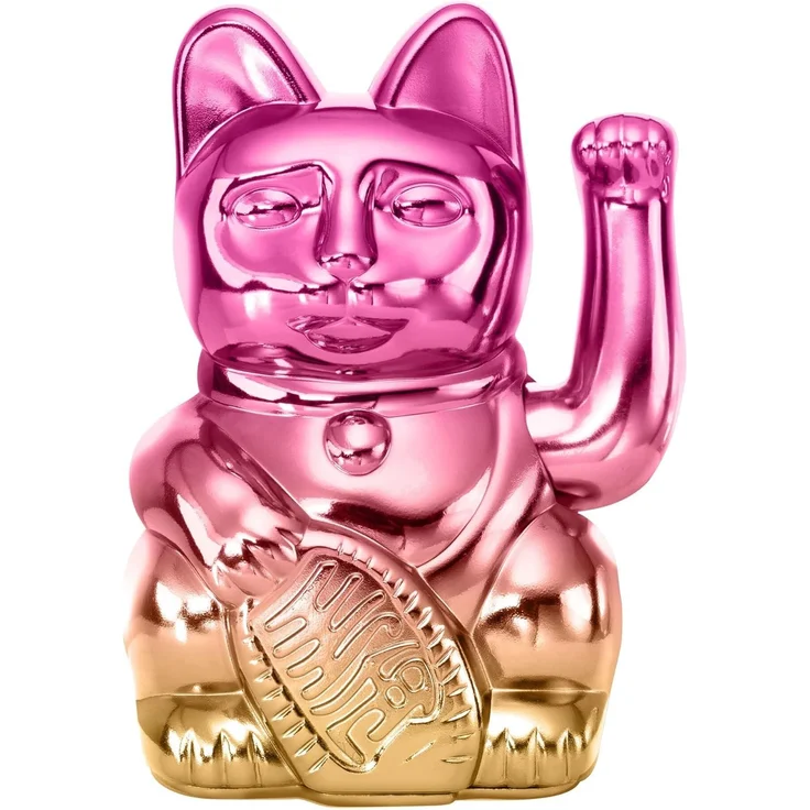 Donkey Winkekatze Player Two Lucky Cat Shiny Pink/Yellow – Bild 1