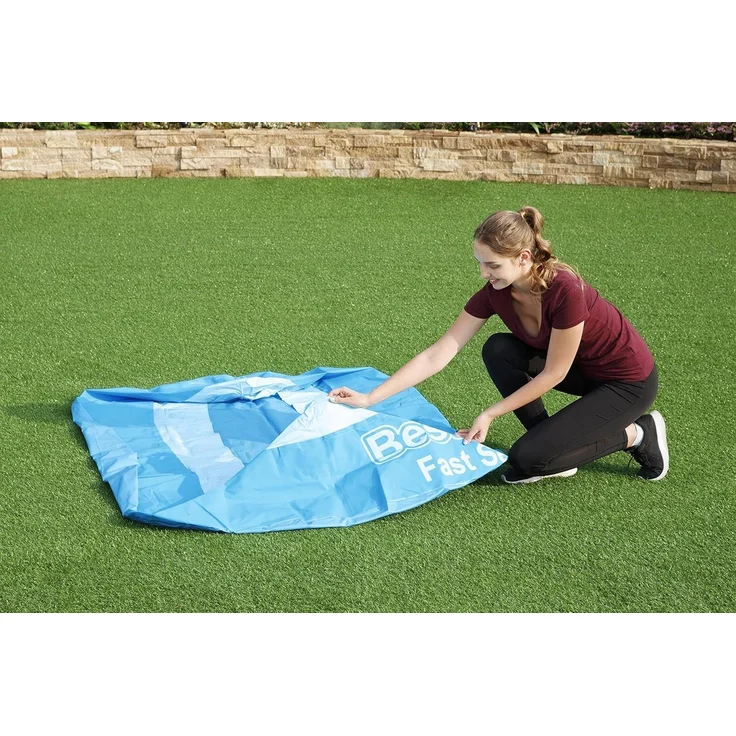 Bestway Fast Set Aufblasbarer Pool Rund 183x51 cm Blau 92844 – Bild 12