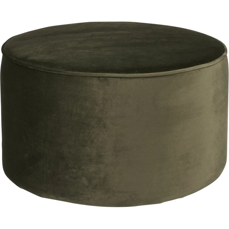 Hocker Sara Samt, Ø 60cm Waldgrün