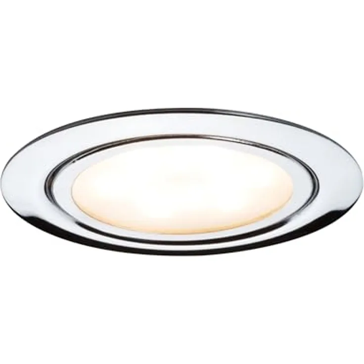 Paulmann No. 93552 Möbeleinbauleuchten-Set Micro Line LED Chrom, 3er Set