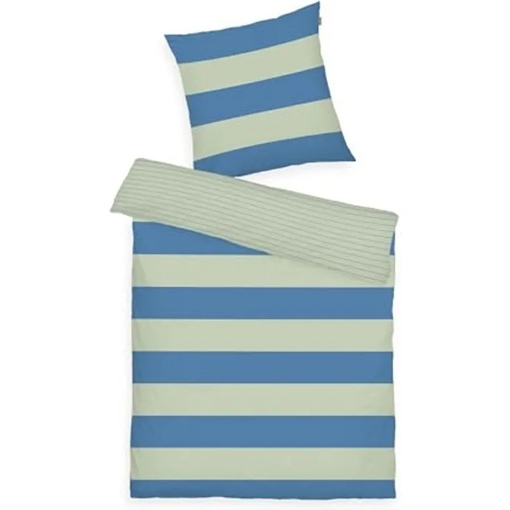 TOM TAILOR HOME Bettwäsche BOLD STRIPES in Gr. 135x200cm, 155x220cm oder 200x220cm, Renforcé, 2 teilig, new bedroom, mit farbigem Markenreißverschluss
