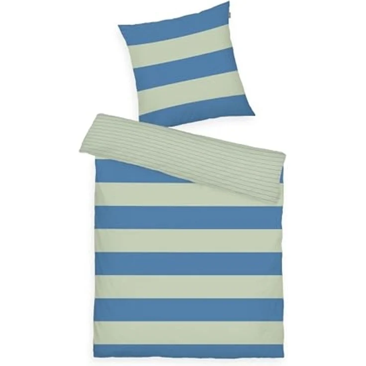 TOM TAILOR HOME Bettwäsche BOLD STRIPES in Gr. 135x200cm, 155x220cm oder 200x220cm, Renforcé, 2 teilig, new bedroom, mit farbigem Markenreißverschluss – Bild 1