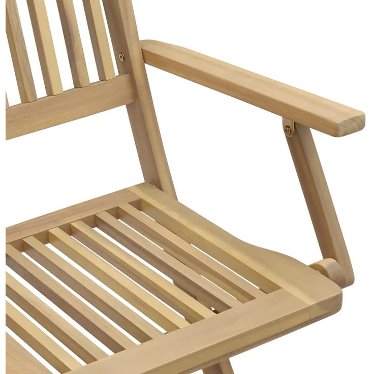 vidaXL Gartenstühle 6 Stk. Klappbar 54x61x88 cm Massivholz Akazie 3214230 – Bild 5