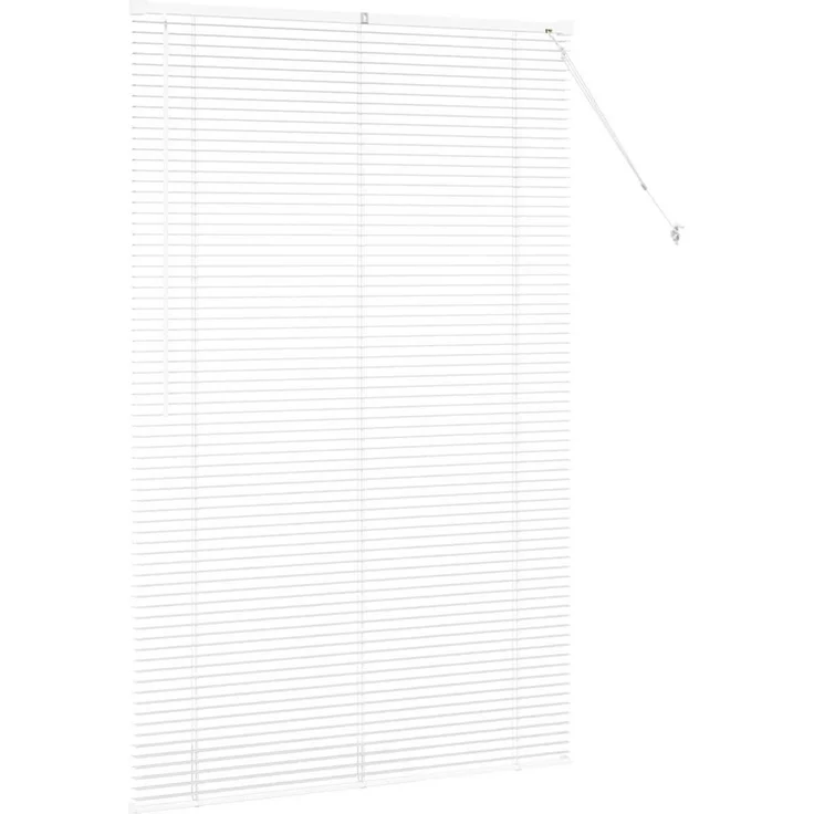 vidaXL Venezianische Jalousie Weiß 175 x 115 cm 25 mm Aluminium 42006000 – Bild 6
