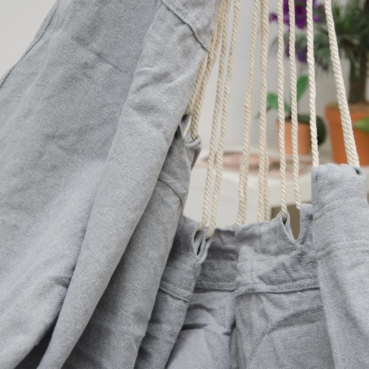 XXL Hängesessel Relaxsessel 185x130cm bis 150kg in Lilac Grau – Bild 5