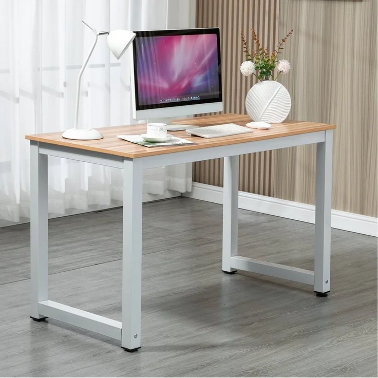 Thanaddo Arbeitstisch 60 x 120 cm Schreibtisch, Kleiner Computertisch, Bürotisch für Büro – Bild 5