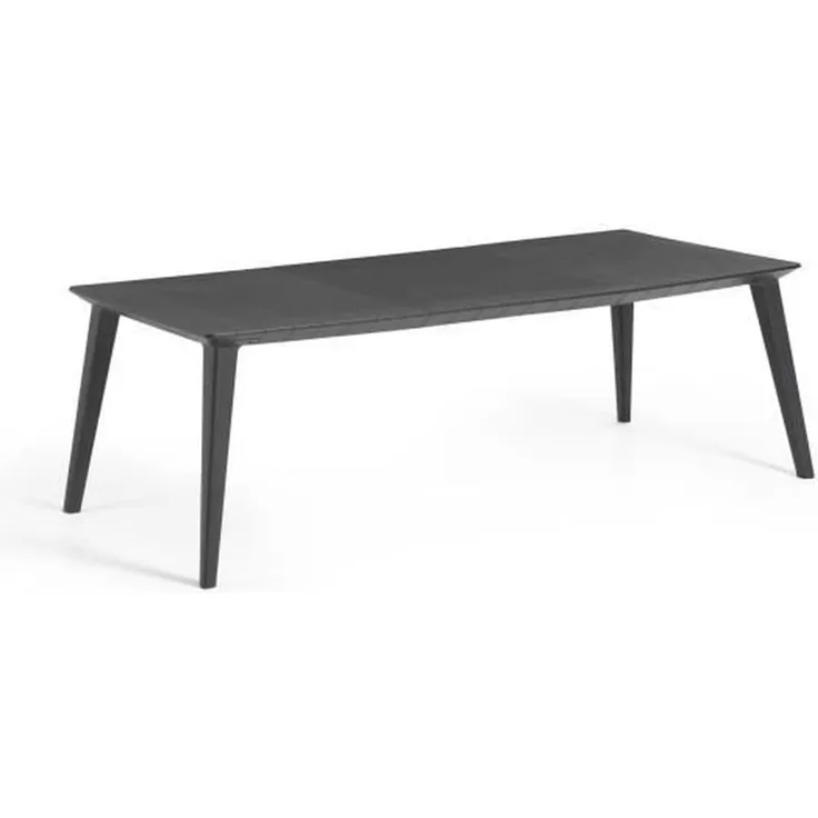 ALLIBERT GARDEN Lima Tisch 240cm 6-10 Personen mit Verlängerung - Graphit