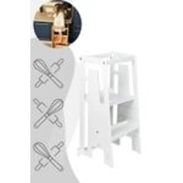 Tuki Lernturm (Entdeckerturm) ab ca. 12 Monaten (Modell 2026) White