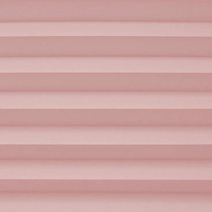 ondeco Plissee ohne Bohren mit Klemmträger, Sonnenschutz für Fenster innen, blickdicht, Faltrollo, Rosa, 40x130 cm
