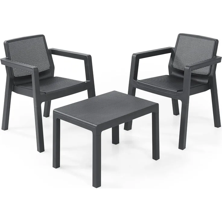 Keter Balkongarnitur Emily Graphitgrau 432447