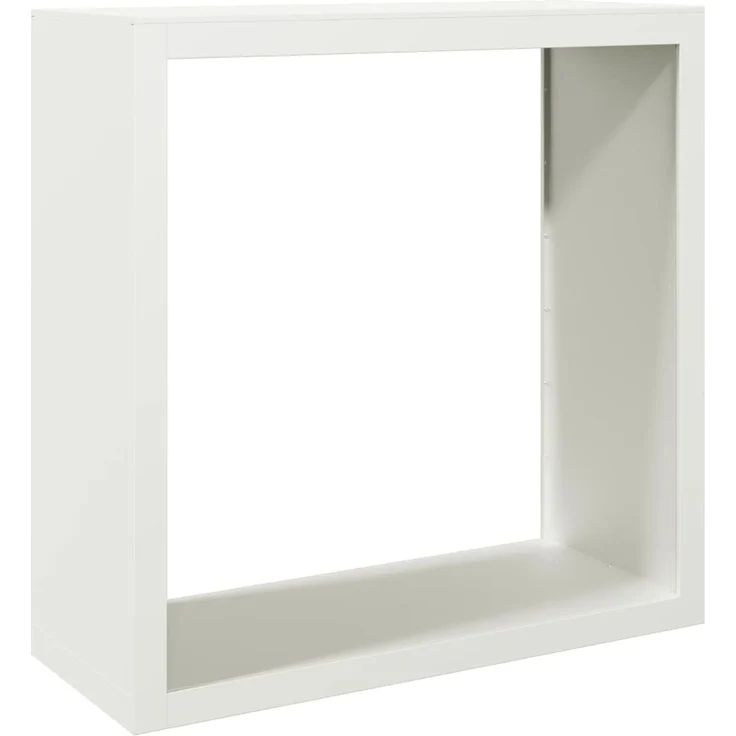 vidaXL Brennholzregal Weiß 100x40x100 cm Stahl 850969 – Bild 5