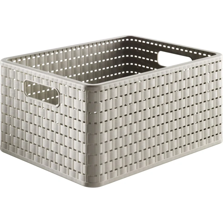 Rotho Korb Country A4, 18 L cappuccino – Bild 1