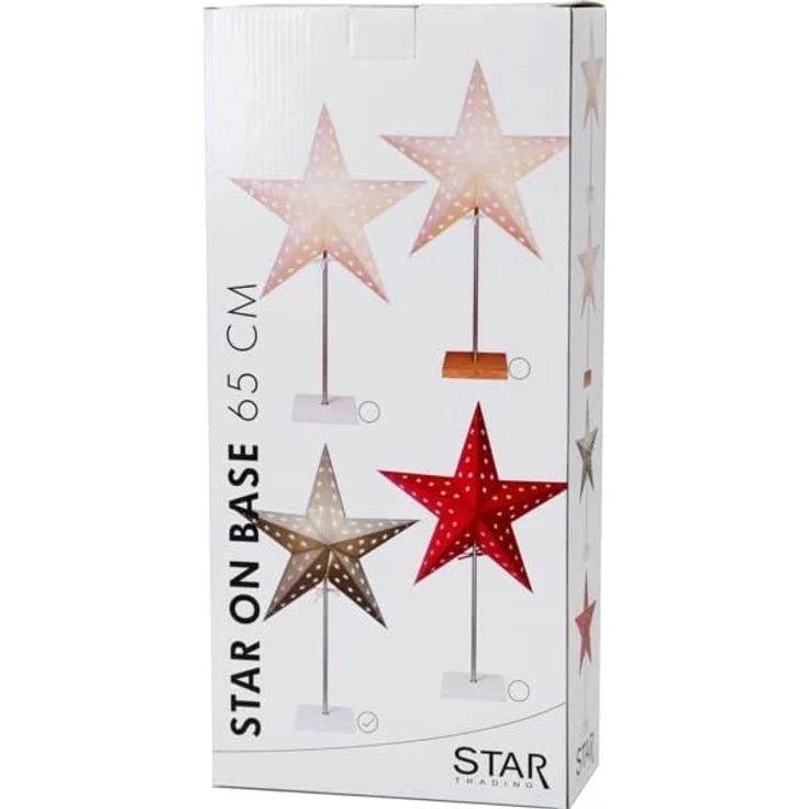 Star Leo Standleuchte, Papier, Beige/Braun, 60 x 43 cm – Bild 5