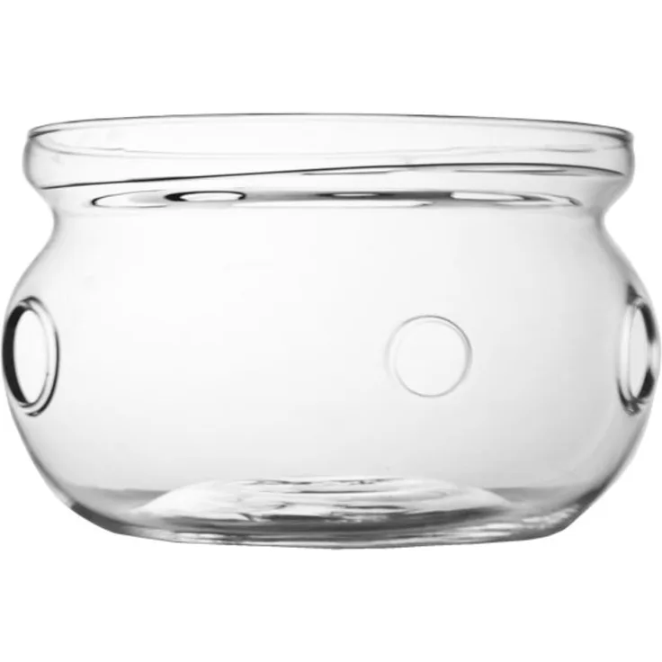 Teewärmer Verona Glas+ Edelstahlplatte