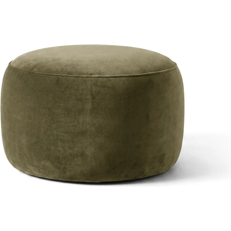 Micadoni Amalta Pouf Samt Salvador Grün