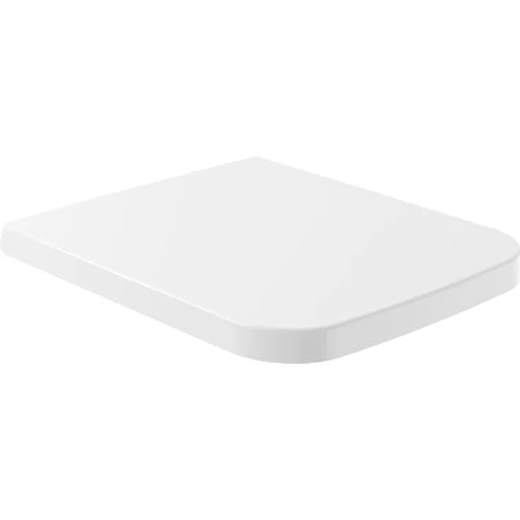 Villeroy & Boch Finion WC-Sitz - Toilettendeckel mit Absenkautomatik - Abnehmbarer, bruchsicherer Toilettensitz aus Duroplast - Original Ersatzteil - Klodeckel in eckiger Form - Weiß Alpin, glänzend – Bild 5