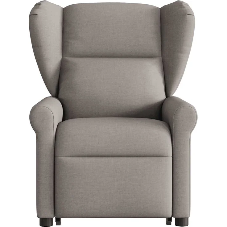 vidaXL Elektrischer Massagesessel mit Aufstehhilfe Taupe Stoff 3303411 – Bild 3