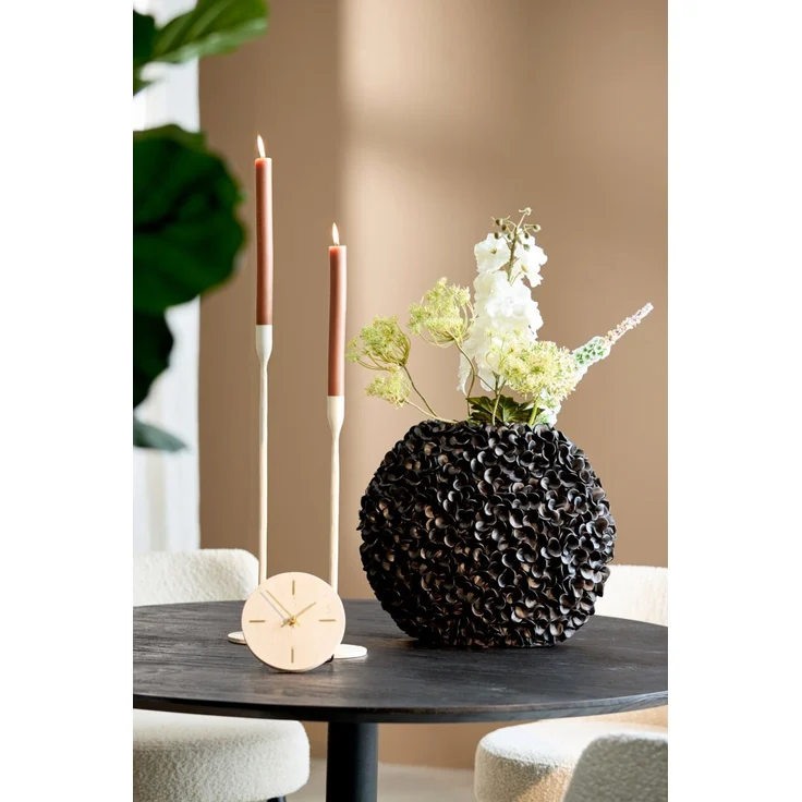 Light&Living 'PHYLIA' Vase, Kunststoff schwarz, 20.5 x 38.5 x 44 cm, runde Form – Bild 3