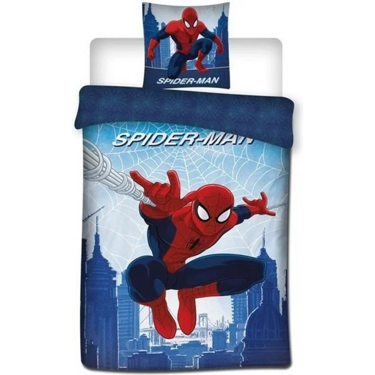 MARVEL Bettwäsche Marvel Spiderman Jungen Bettwäsche 2tlg. Set 135-140x200 65x65 cm, 2 teilig – Bild 2