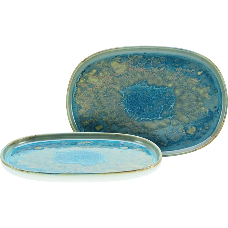 Yuki Grün-blau, Servierplatte 2tlg (mo) – Bild 1
