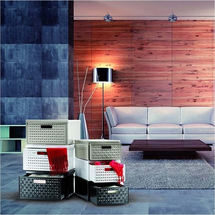 ROTHO Aufbewahrungsbox 3er-Set Schubladenbox COUNTRY 19l – Bild 3