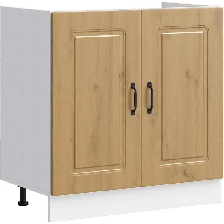 vidaXL Spülenunterschrank Kalmar Artisan-Eiche 80x46x81,5 cm 853456