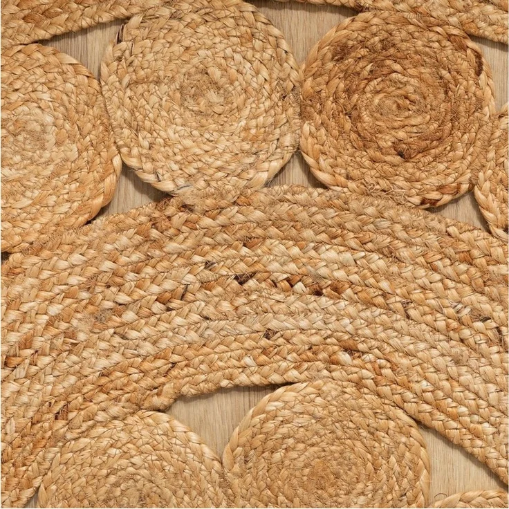 Steffensmeier Teppich Goa - Flower, rund, Jute – Bild 3