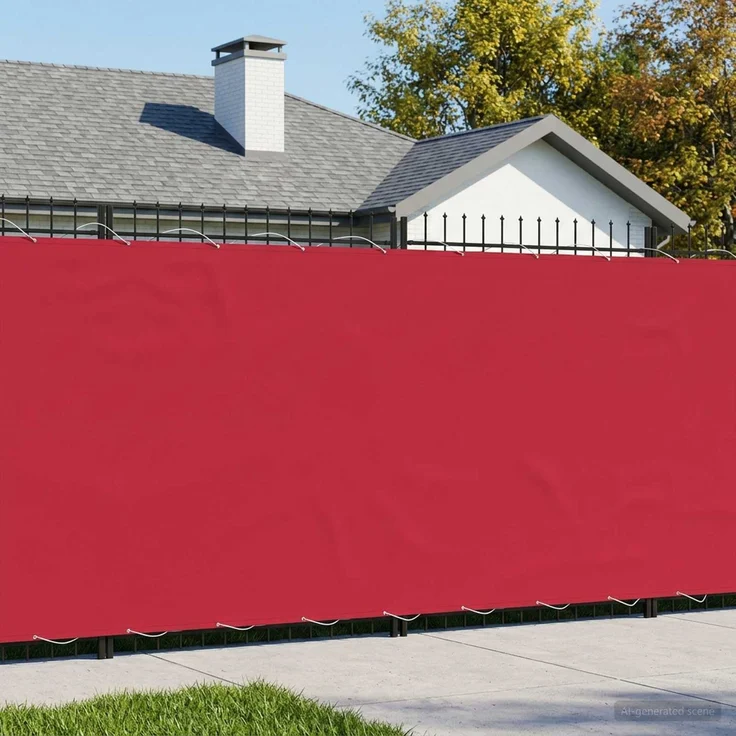vidaXL Balkon Sichtschutz 180 x 400 cm Stoff mit PU-Beschichtung 42036720 – Bild 1