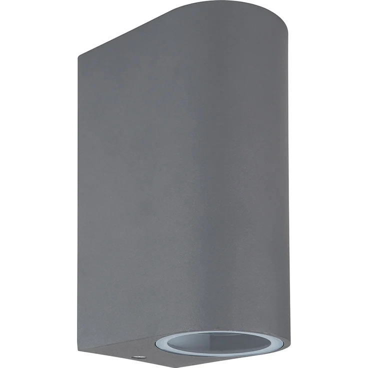 Wandlampe, Up & Down, 2 flammig, anthrazit, IP44, H 15cm – Bild 7