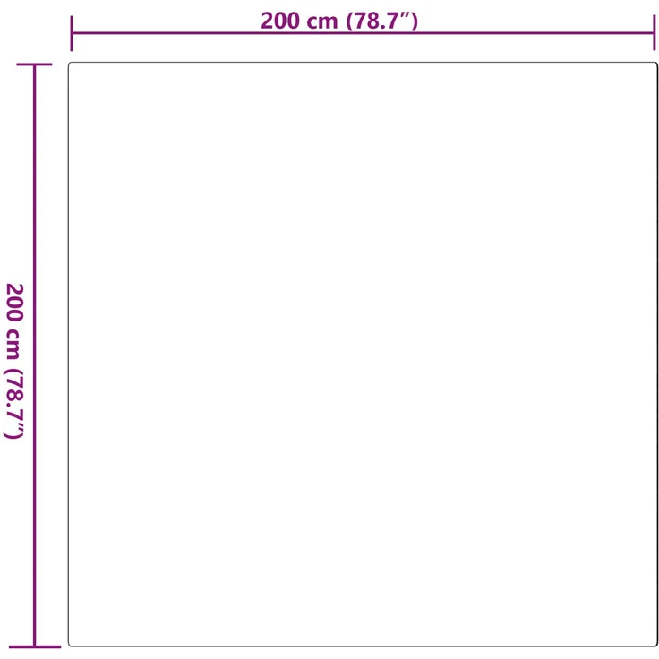 vidaXL Rutschfester Kunstfellteppich Olite Rosa 200 x 200 cm Polyester 42021709 – Bild 9