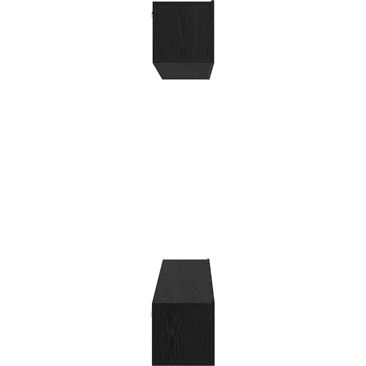 vidaXL TV-Schrankset 5 pcs Schwarz Eichen-Optik Holzwerkstoff 3393214 – Bild 8