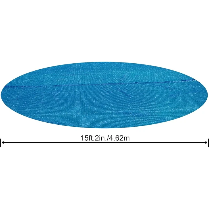 PE-Solarabdeckplane Ø 462 cm, blau, rund – Bild 3