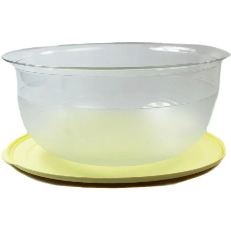 TUPPERWARE Servierschüssel Tafelperle 6,0L Hellgelb – Bild 2