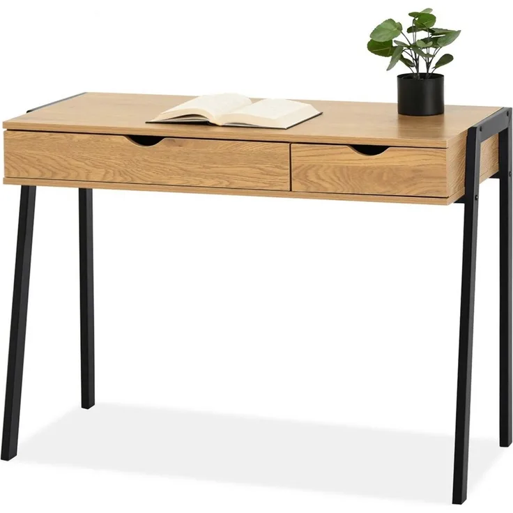Compleo Schreibtisch mit 2 Schubladen, Modern und geräumig LUNDS
