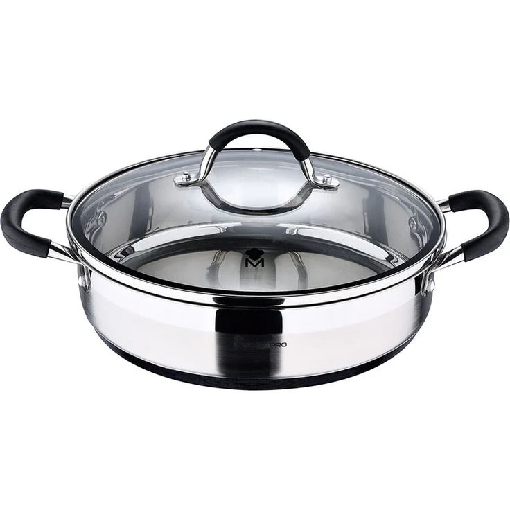 Topf mit Deckel Masterpro Edelstahl AISI 304 (3,8 L) 28 x 7 cm