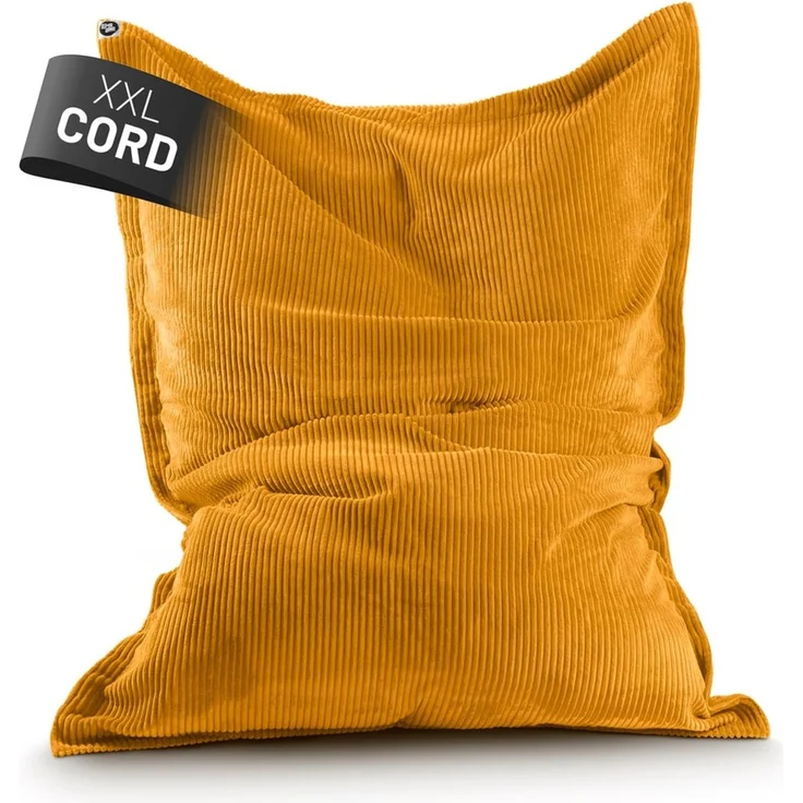 Lumaland Sitzsack Classic XXL Cord | Riesen Sitzsack XXL mit Softer Rippenstruktur – ideal zu Cord Sofa & Sessel Indoor Bean Bag für Wohnzimmer, Schlafzimmer & Co. - 380 L, 140x180 cm – Bild 1