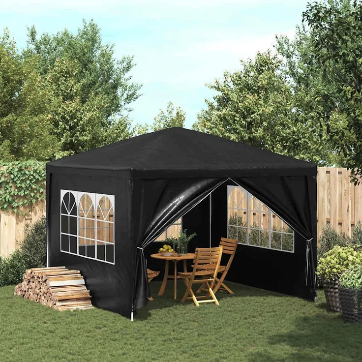 Gartenzelt, Partyzelt 3 x 3 m Anthrazit