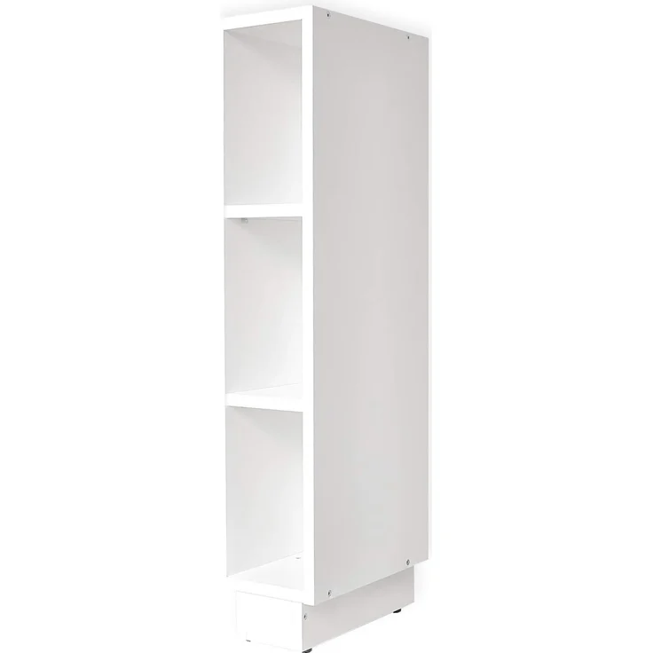 KraftKids Stauraumregal für Wickeltisch weiß passend für HEMNES Kommode u.a, Mit Sockel und höhenverstellbaren Füssen – Bild 6