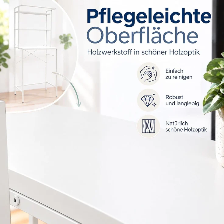 Relaxdays Waschmaschinenregal 3 Ablagen – Bild 10