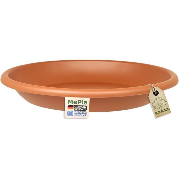 Heimwerkercenter Blumentopf MePla Untersetzer Cylindro ø19 cm, Terrakotta, wetterfester Kunstoff – Bild 5