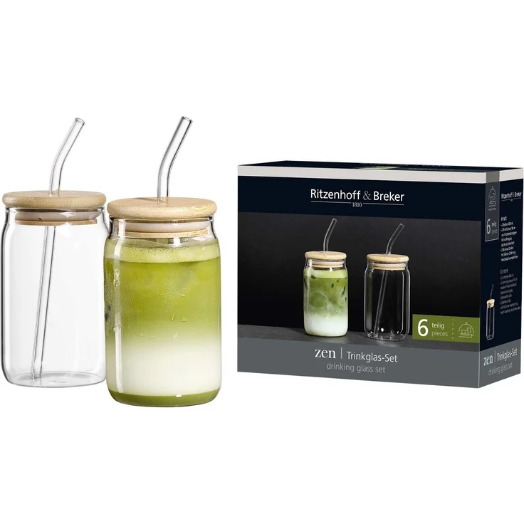 Ritzenhoff & Breker Zen Trinkgläser-Set 400 ml 2er Set – Bild 2
