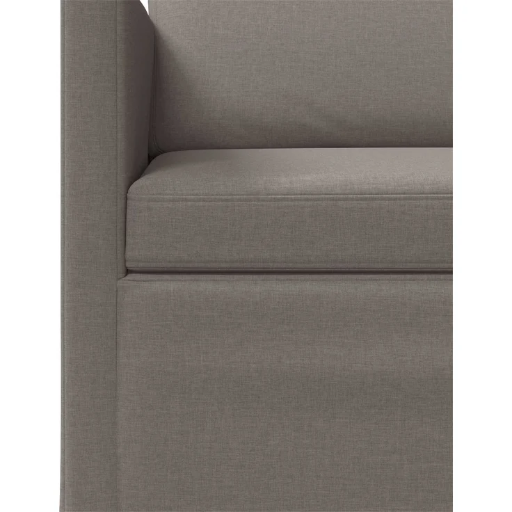 vidaXL 3-Sitzer Sofa Taupe 220 x 81 x 82 cm Stoff 42041145 – Bild 5