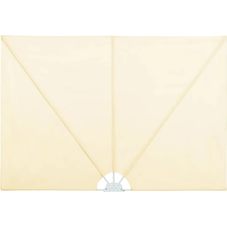 vidaXL Faltbarer Terrassen-Seitenfächer Creme 300×150 cm 44568 – Bild 4