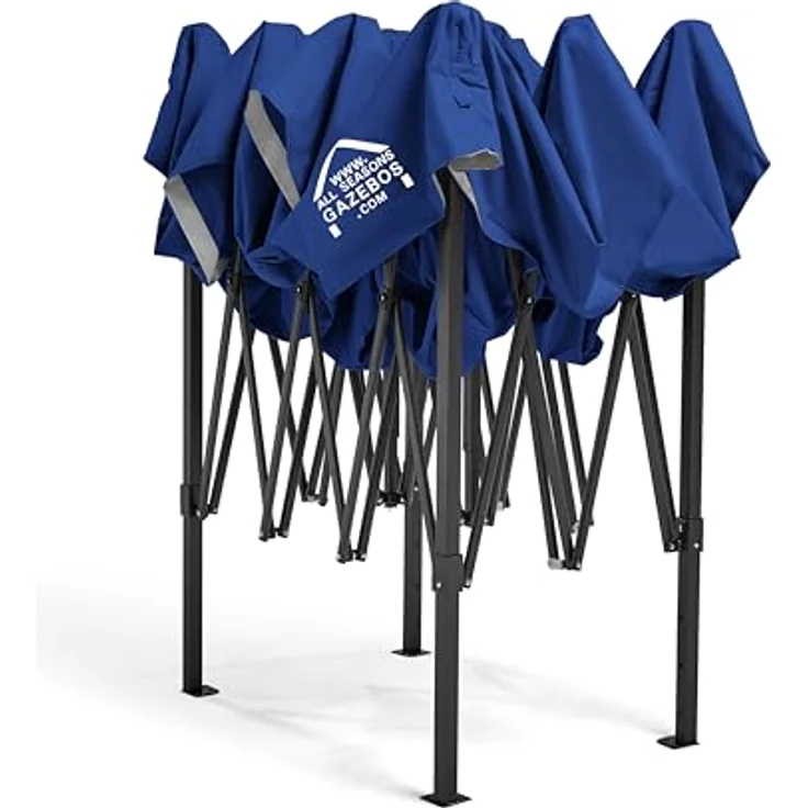 All Seasons Gazebos 3x4.5 m vollständig wasserdichtes Faltpavillon - Königsblau – Bild 8