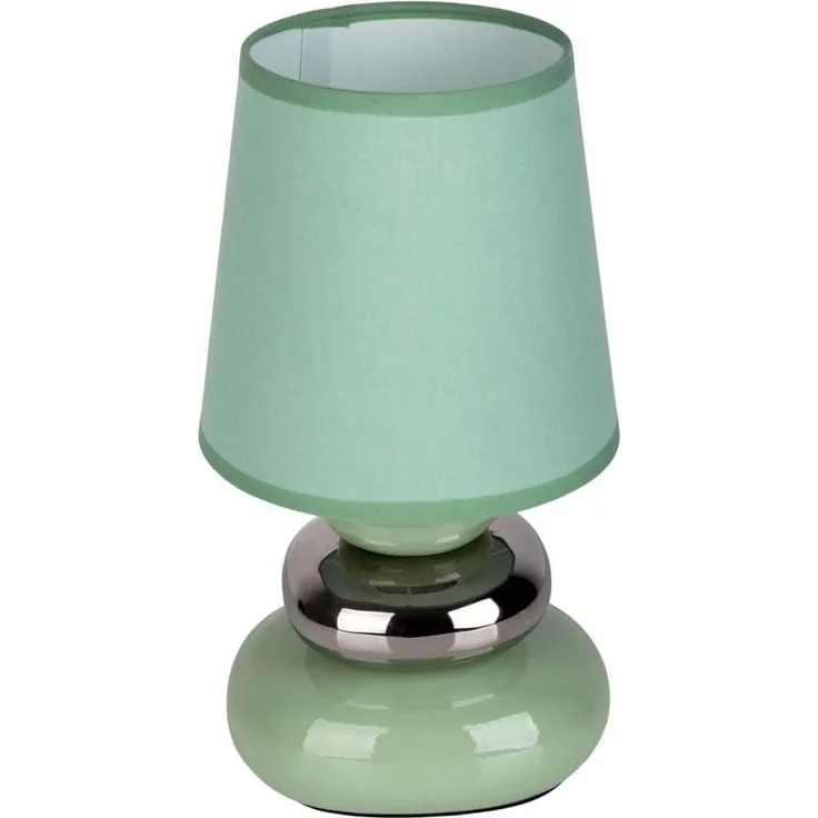 Tischlampe Wohnzimmer Tischleuchte Schlafzimmer Keramik Stoff Mint Grün 3045349 – Bild 5
