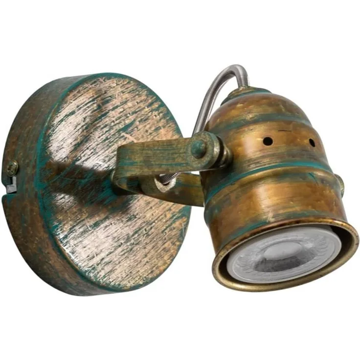 Lindby Wandleuchte Leonor, Metall, Bronze IP20, 1 x 10 W LED